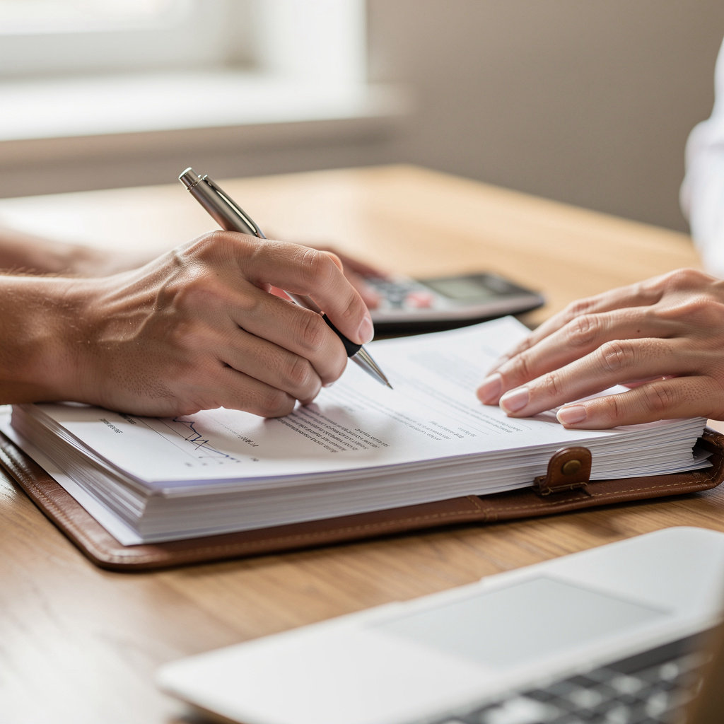 Blueprint Insurance Advisors advisor discussing personal insurance and retirement planning options with a client in Virginia